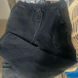 3/$15 Zoo York oversized high rise black jeans size small